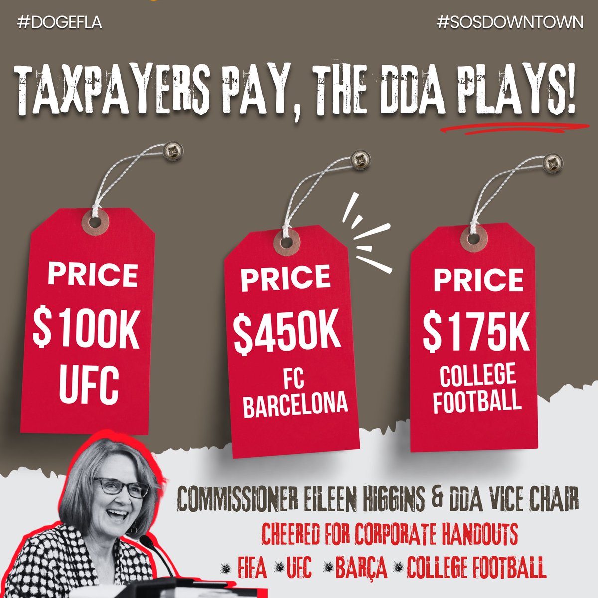 James Torres (@jamestorresfl) on Twitter photo From FIFA to the DDA — <a href="/CommishEileen/">Commissioner Eileen Higgins</a> keeps taxpayers stuck paying for corporate giveaways — where’s <a href="/doug_hanks/">Doug Hanks</a> on DDA handouts? #sosdowntownmiami From FIFA to the DDA — <a href="/CommishEileen/">Commissioner Eileen Higgins</a> keeps taxpayers stuck paying for corporate giveaways — where’s <a href="/doug_hanks/">Doug Hanks</a> on DDA handouts? #sosdowntownmiami