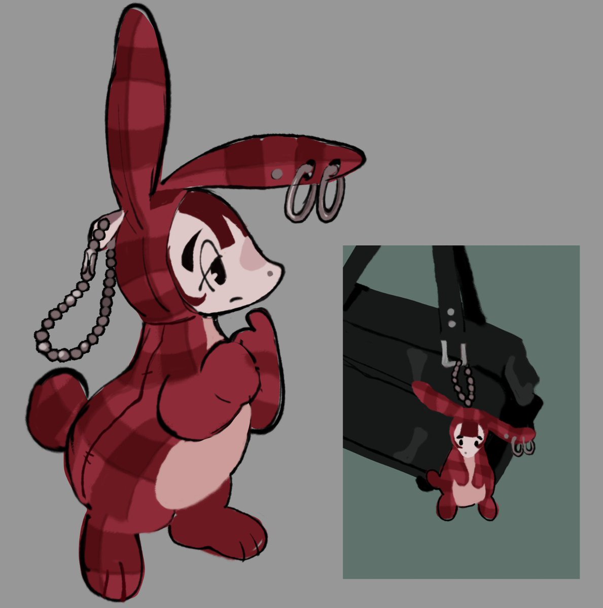 trying to design a fursona...🐇