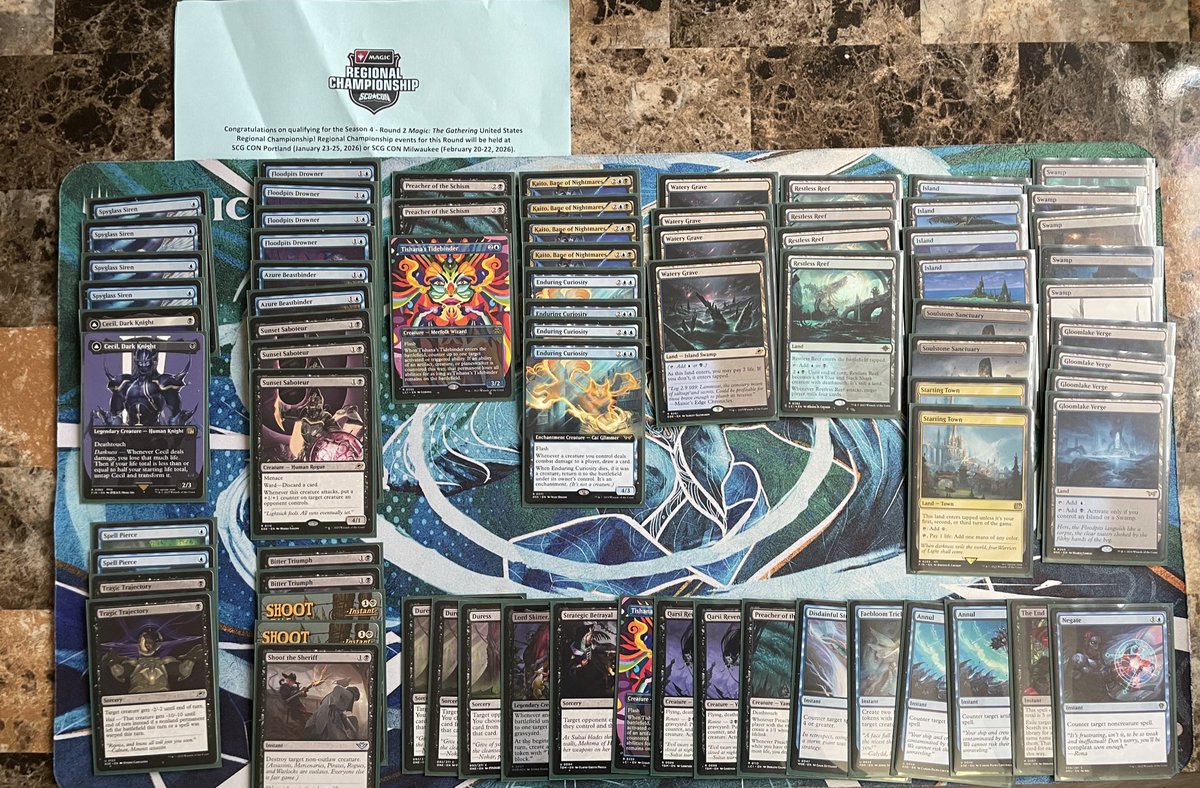 mtg_jess's tweet image. Got the invite on my first RCQ this season with my favorite deck. Play more Sunset Saboteur!

Mono Red 🌞🌚🌚
Abzan Yuna 🌞🌞 
Dimir Mill 🌚🌞🌞
Vivi Cauldron 🌞🌚🌞
ID 
Jeskai Oculus 🌞🌚🌞
Split (two slotter)