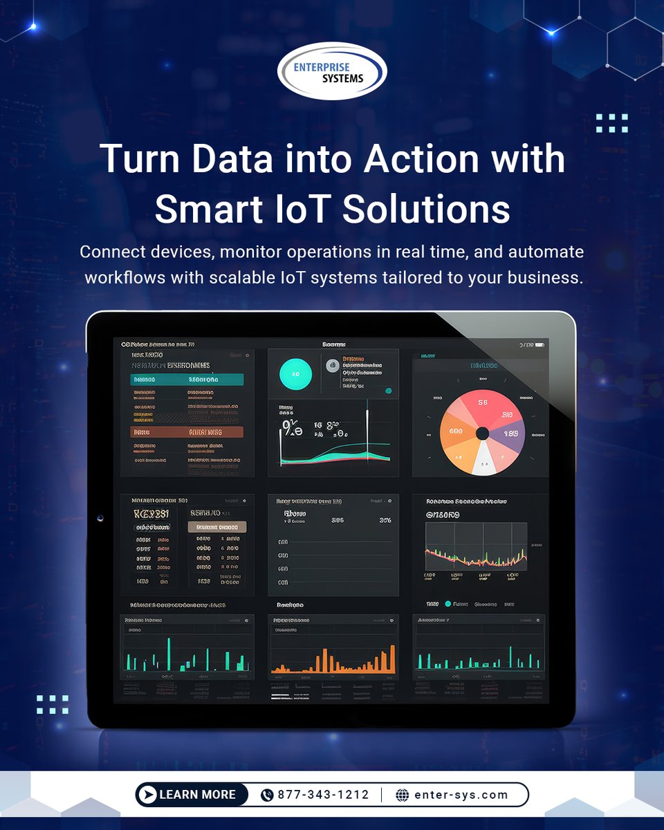 entersys's tweet image. Turn your operations smarter with real-time IoT solutions tailored to your business growth and automation.
 📞 877-343-1212 | 🌐 enter-sys.com
 #EnterpriseIoT #SmartOperations #IoTSolutions #IoTIntegration #ConnectedDevices #IndustrialIoT #IoTWorkflow #IoTInfrastructure