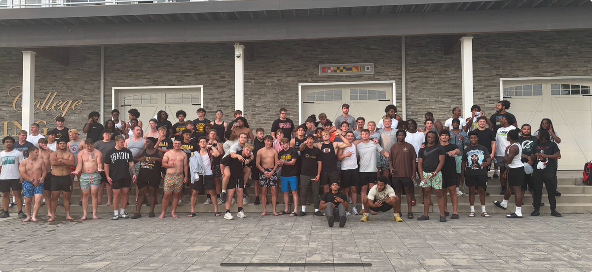 Nothing like Camp Nights at the Adrian College Boathouse 🛥️🛥️ #GoDawgs