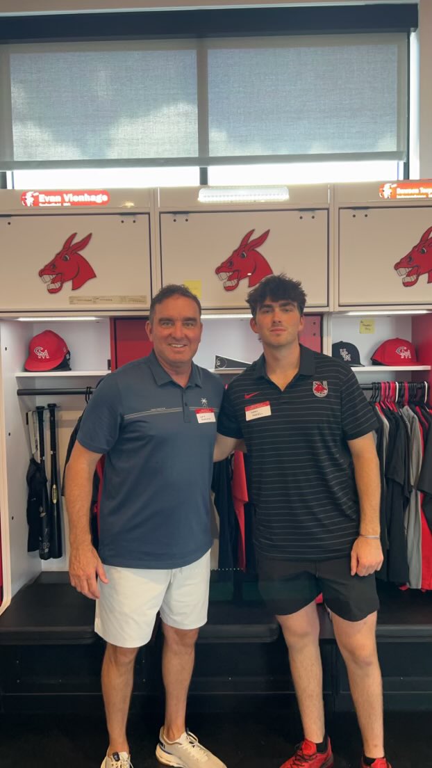 Dropped ⁦<a href="/Andrewhendy24/">Andrew Hendrickson</a>⁩ off at central today. Great clubhouse w AC and new entrance press box seating. What a place!! Great facility to say the least   He was born here in the burg and now returns. Proud dad and former coach.  They get it.