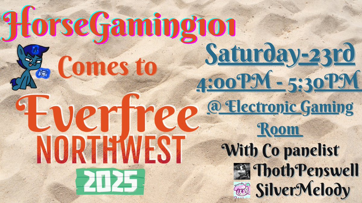 XENGaming101 (@xengaming101) on Twitter photo Hey Everybody! HorseGaming101 Is coming to <a href="/EverfreeNW/">Everfree Northwest</a>! Come Join me, <a href="/ThothPenswell/">Thoth Penswell</a> & <a href="/DMelodybutt/">SilverMelody 🔜 EFNW🌲</a> as we see folks win prizes and become ultimate horse gamers! Hey Everybody! HorseGaming101 Is coming to <a href="/EverfreeNW/">Everfree Northwest</a>! Come Join me, <a href="/ThothPenswell/">Thoth Penswell</a> & <a href="/DMelodybutt/">SilverMelody 🔜 EFNW🌲</a> as we see folks win prizes and become ultimate horse gamers!