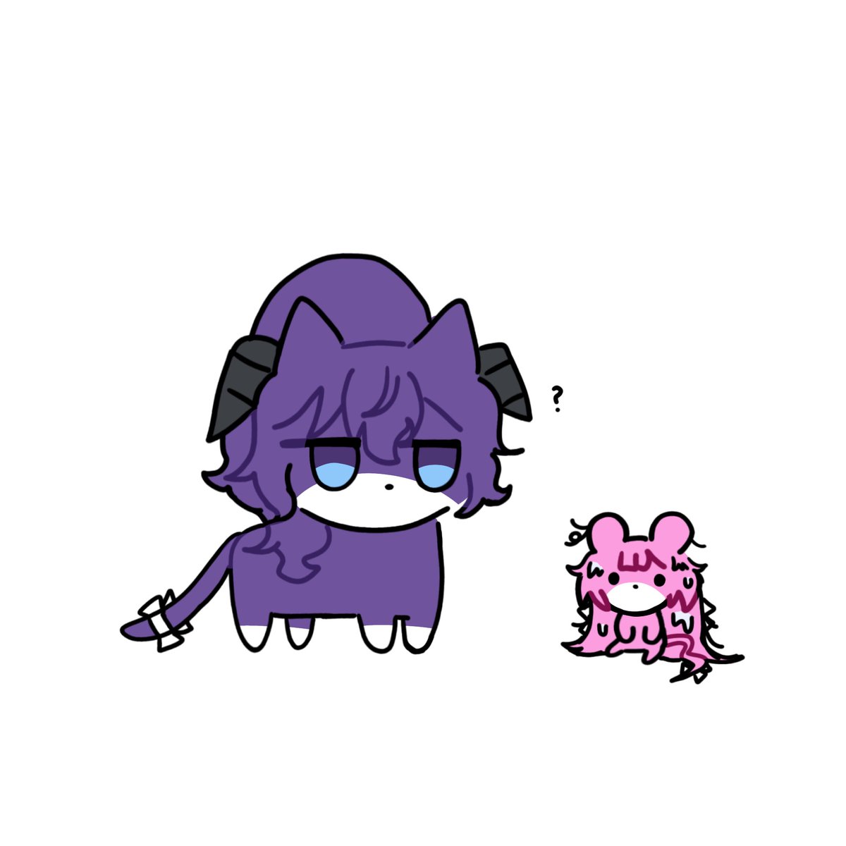 #まふえむ
(그루밍해준건데......)           (살려조세요)