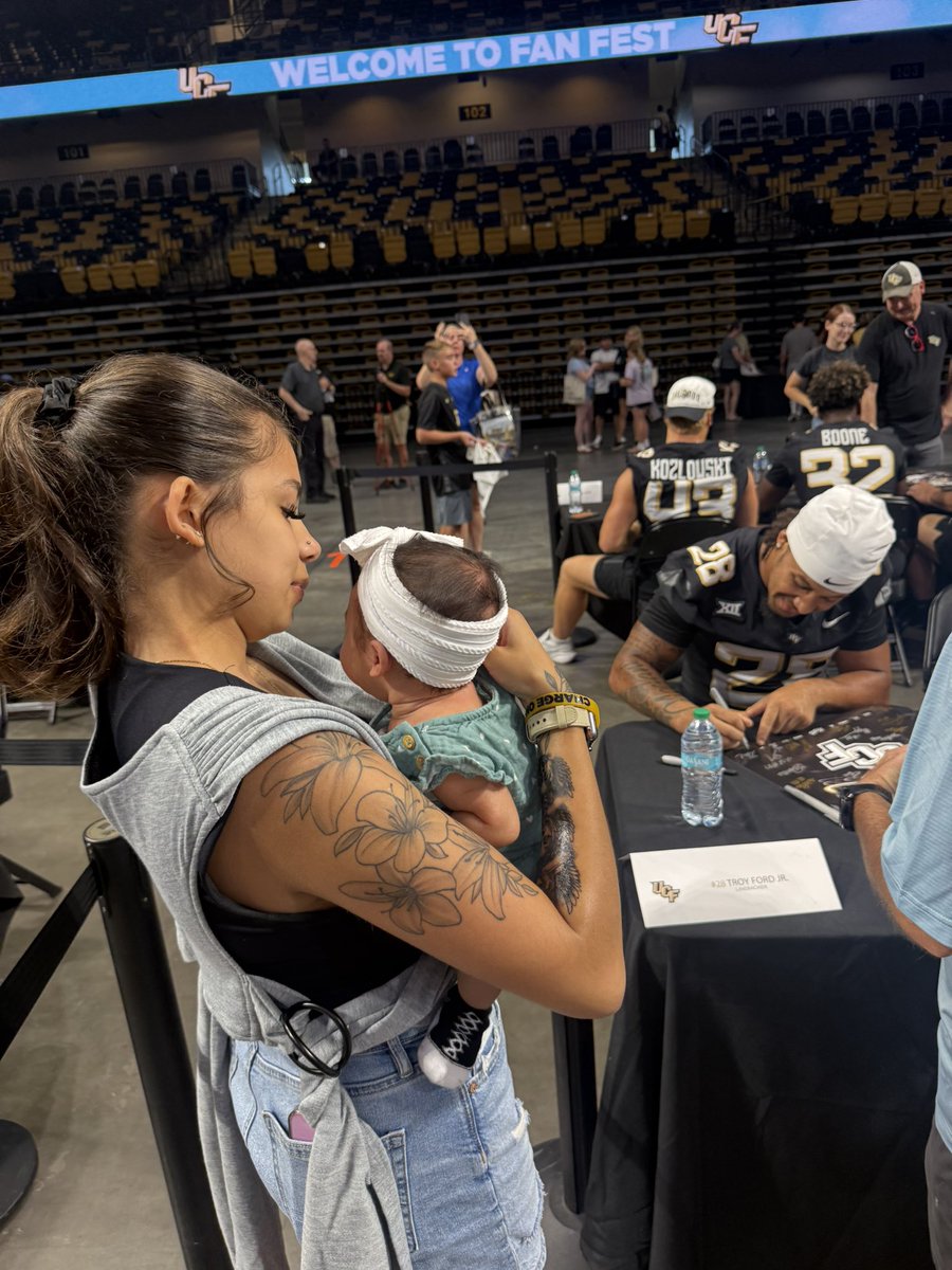 Jenn Ford (@jennford2008) on Twitter photo Look who baby Ford got to meet today 😍🥰 love our UCF Family! #GoKnights <a href="/TroyFordJr2/">Troy Ford, Jr.</a> <a href="/UCF_Football/">UCF Football</a> <a href="/Britt__Jan/">Britt & Jan</a> <a href="/AustinHeff/">🛸Austin 🛸</a> <a href="/UCF_Knightro/">Knightro</a> Look who baby Ford got to meet today 😍🥰 love our UCF Family! #GoKnights <a href="/TroyFordJr2/">Troy Ford, Jr.</a> <a href="/UCF_Football/">UCF Football</a> <a href="/Britt__Jan/">Britt & Jan</a> <a href="/AustinHeff/">🛸Austin 🛸</a> <a href="/UCF_Knightro/">Knightro</a>