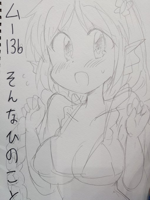 一応創作ジャンルだからうちのこ描いてた 