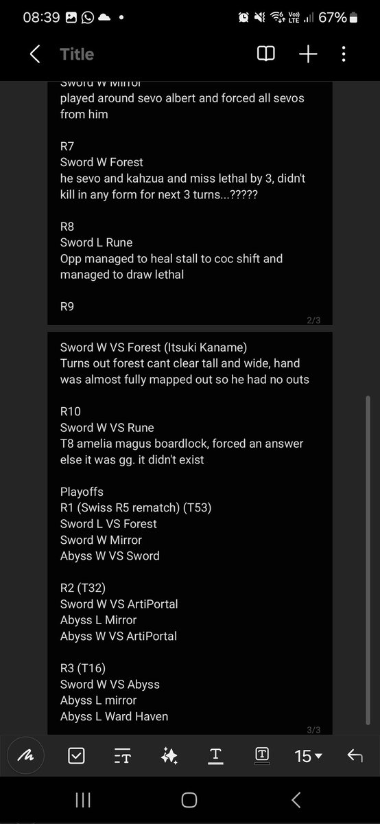 KuuroNeko (@neko_kuuro) on Twitter photo SVO Championship Qualifiers #1
Final Swiss Standing: Pool 1 8th
Final standing: Pool 1 5th (Only Pool 1 Top 4 make finals)
<a href="/sv_Hiraeth/">Hiraeth/REV</a> i can take ur choker title alr...
#ShadowverseWB #SVO
Wont be playing next week's SVOCS but very happy to make playoffs 2/2 events SVO Championship Qualifiers #1
Final Swiss Standing: Pool 1 8th
Final standing: Pool 1 5th (Only Pool 1 Top 4 make finals)
<a href="/sv_Hiraeth/">Hiraeth/REV</a> i can take ur choker title alr...
#ShadowverseWB #SVO
Wont be playing next week's SVOCS but very happy to make playoffs 2/2 events