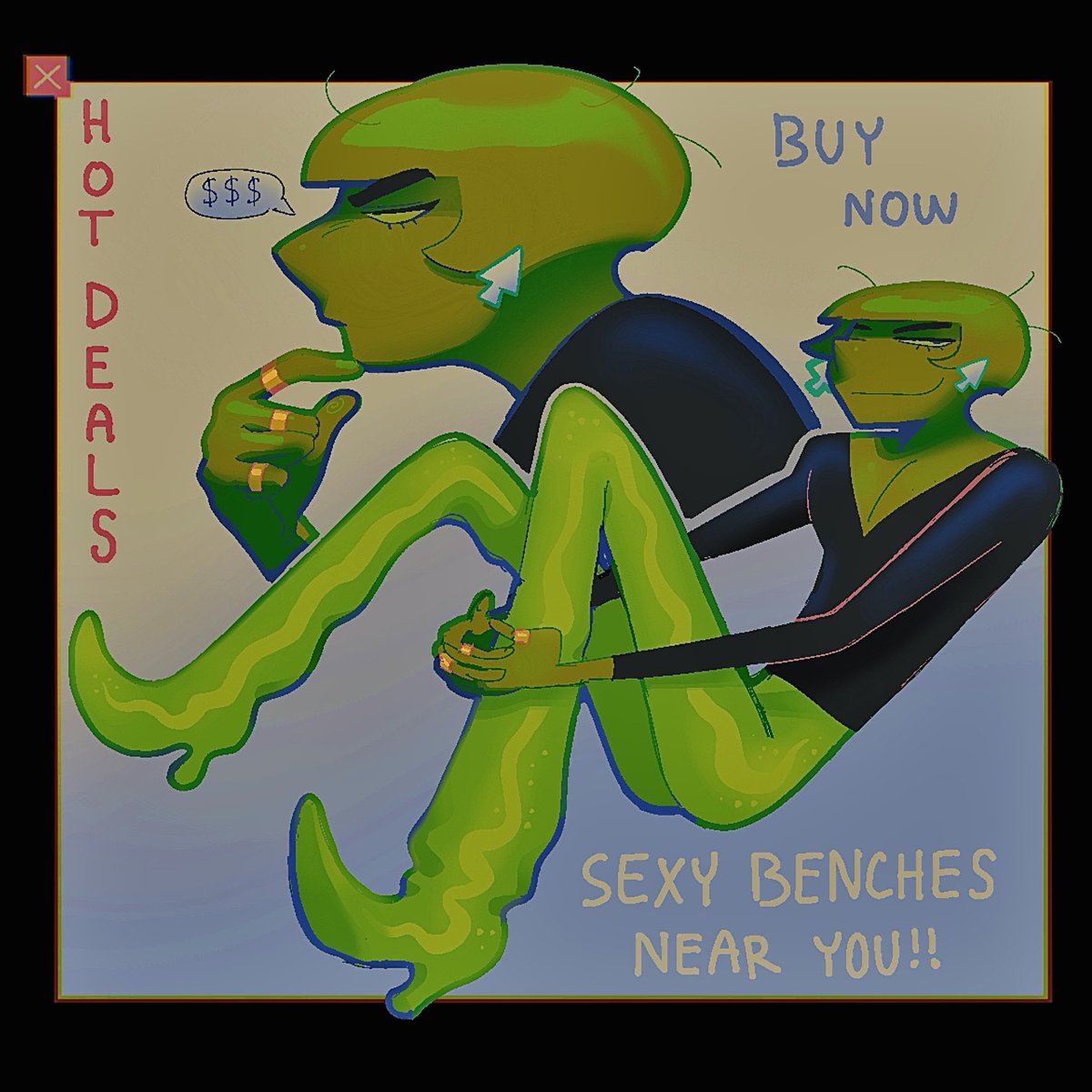 ploppymeep's tweet image. #deltarune #dimmaployees #addisona (?)