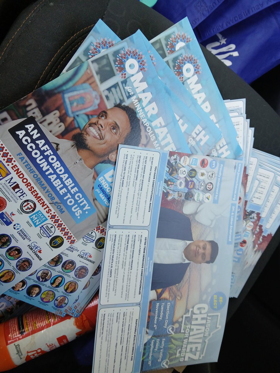 Didn't let the steamy day stop me from talking to voters about the <a href="/MinneapolisDFL/">Minneapolis DFL</a> endorsed candidates including <a href="/JChavezMpls/">Jason Chavez</a> and <a href="/OmarFatehMN/">Omar Fateh</a>