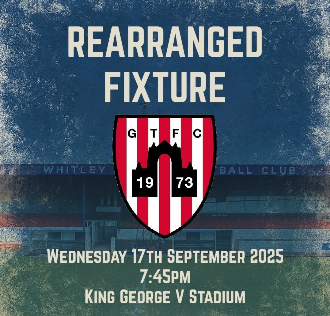 Whitley Bay FC (@whitleybayfc) on Twitter photo π₯πππ₯π₯ππ‘πππ | Our away league game vs <a href="/guistownfc/">Guisborough Town F.C.</a>, that was scheduled for this Wednesday, has been rearranged for Wednesday 17th September, with a 7:45pm Kick-off π₯πππ₯π₯ππ‘πππ | Our away league game vs <a href="/guistownfc/">Guisborough Town F.C.</a>, that was scheduled for this Wednesday, has been rearranged for Wednesday 17th September, with a 7:45pm Kick-off
