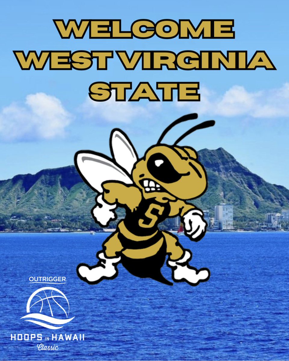 From the hive to Hawaii, the WVSU Yellow Jackets are ready to make noise on island time! We are excited to welcome these men to the 2025 Hoops in Hawaii Classic!