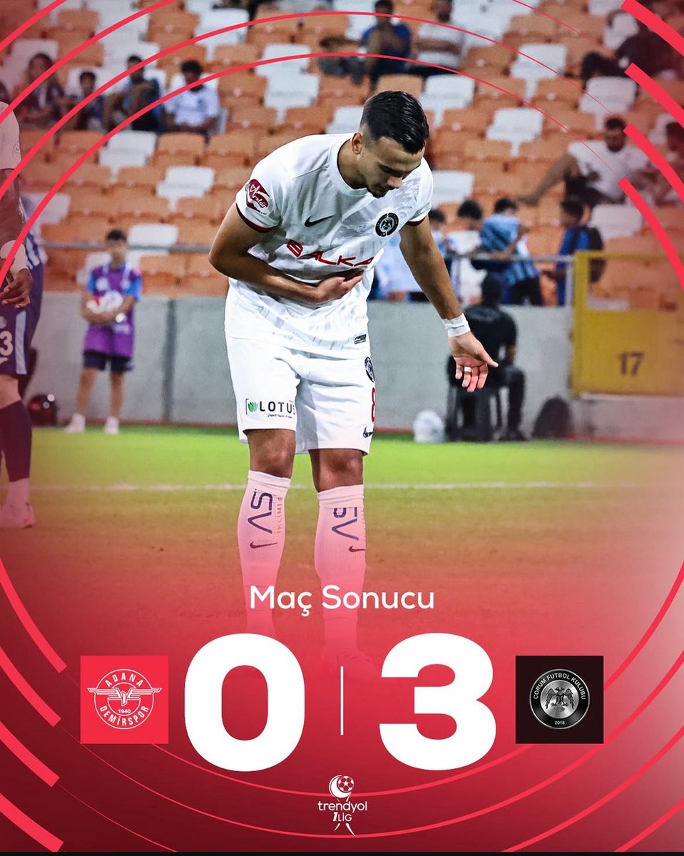 Tebrikler Arca Çorum FK ♥️🖤

3 puanı 3 golle aldık  👏👏