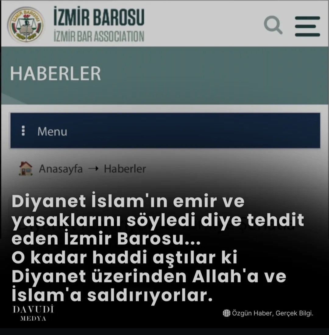 Diyanet kendi kafasına göre hareket etmiyor Allah'ın emir ve yasaklarını söylüyor sizin derdiniz Allah'la mı? Az cesaretli olun da derdinizin kiminle olduğunu açıklayın.

#GazzeyeUmutOl #GazzeAçlıktanÖlüyor #HandsOffGaza #Boykot #NeXTteyiz #Filistin #Gazze #İslam #Allah