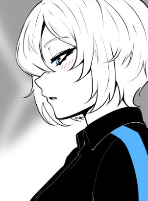 gray_scaling's tweet photo. If I were to make a scifi comic that wasn't about sexy goth ladies and was more story and character driven... would you guys read it? 🫣