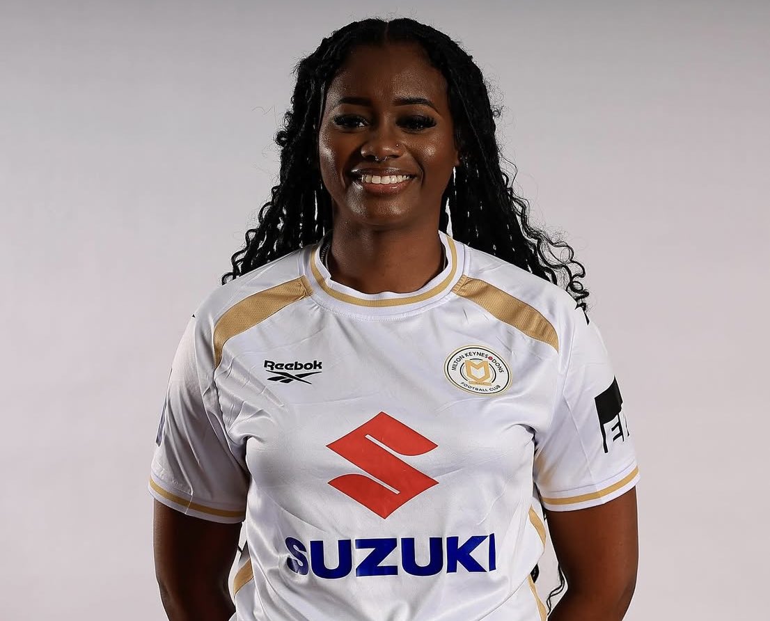Breaking News - Barbadian women’s national footballer Cheyanna Burnett-Griffith is now a MK Dons player. She has signed for the professional club in England and its expected that the 25 year-old will wear the No.9 Jersey in the FA Women's National League Division One. DONE DEAL.
