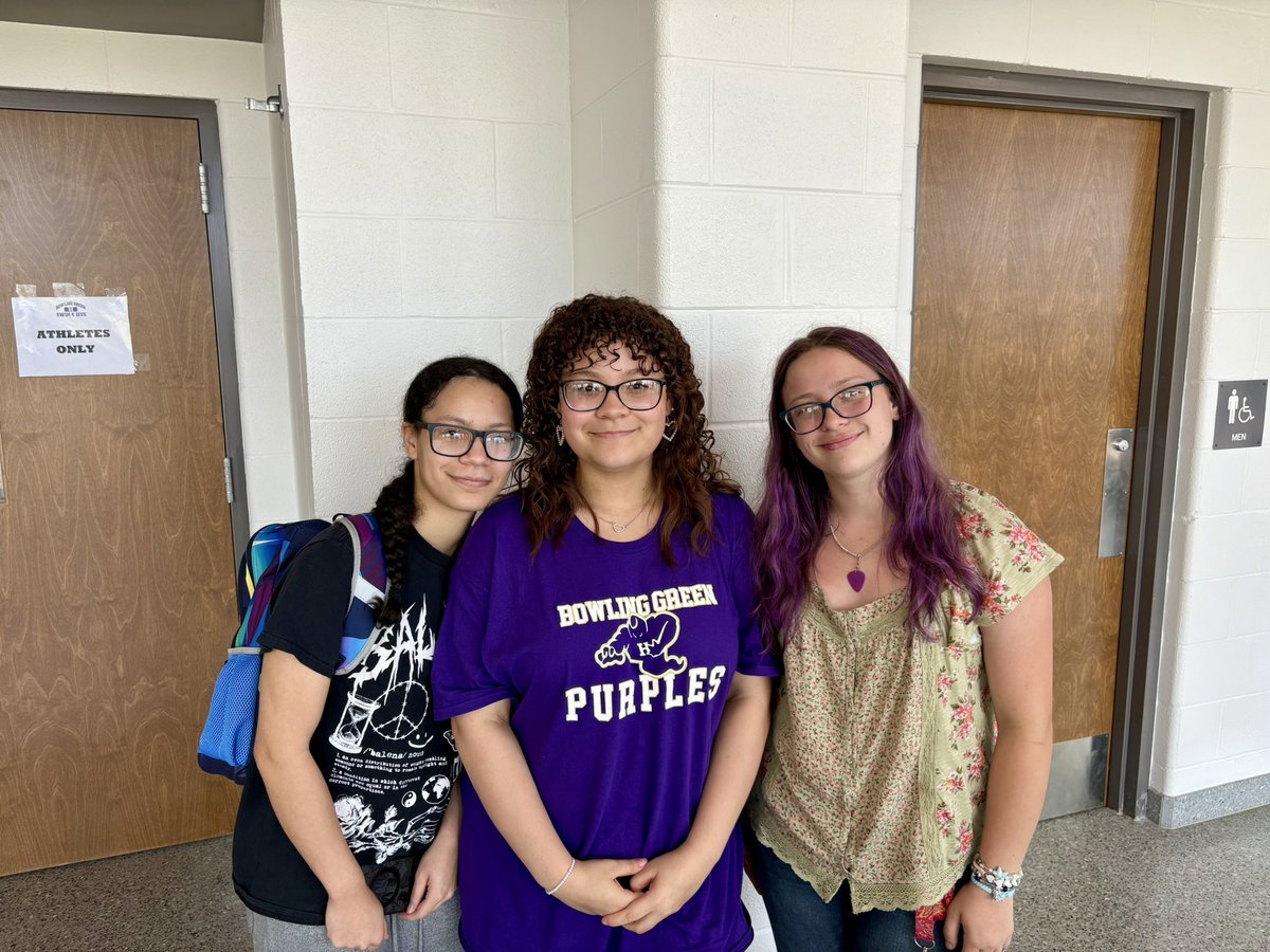 Great first week, Purples! Scenes from the halls!
