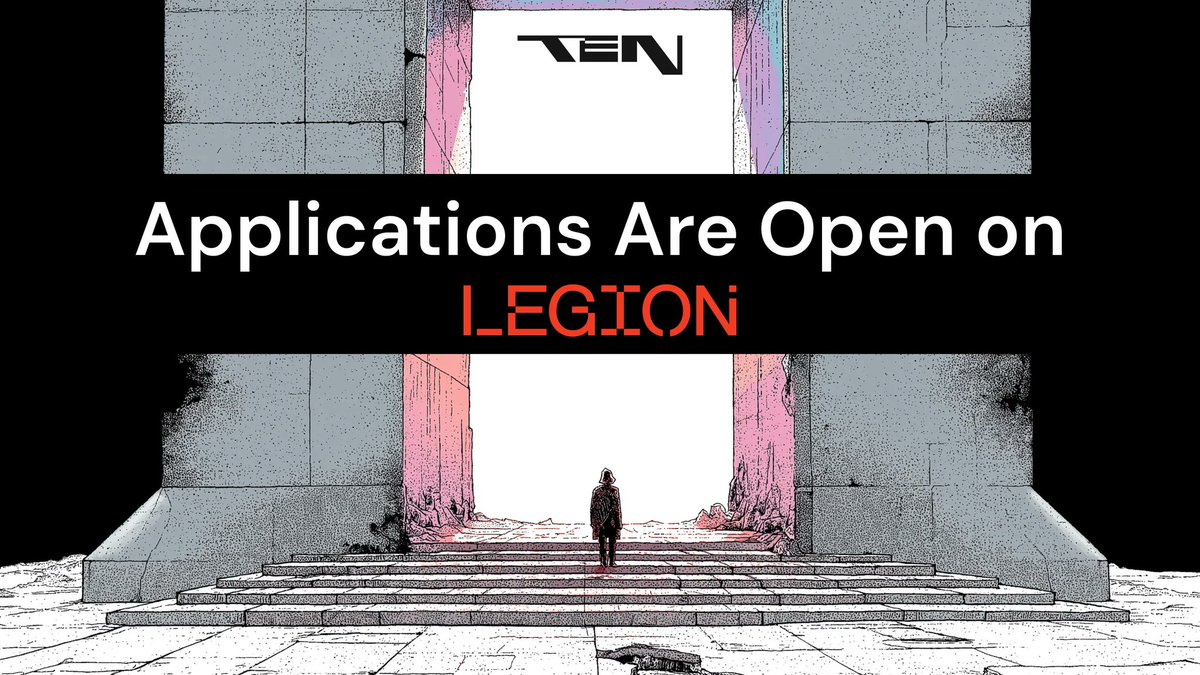 TEN have launched the <a href="/tenprotocol/">TEN (🔟/🔟)</a> Legionnaires Gateway.

It demonstrates your foresight and the fact that you have set your flag where the future is being written.

Since $TEN isn't merely adding chapters to Ethereum.
<a href="/cookiedotfun/">Cookie DAO 🍪</a>
