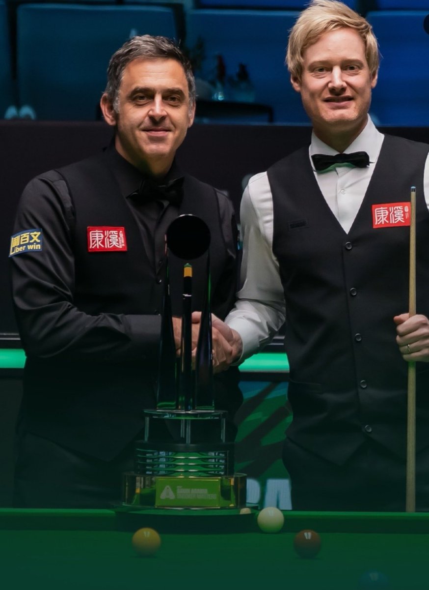 lovselby's tweet image. Neil Robertson is 2025 Saudi Arabia Masters Winner!
He beats Ronnie O&apos;Sullivan 10 -9 in the Final.
Congrats @nr147 👏👏👏
#snooker #SaudiArabiaMasters
📸 Saudibilliards