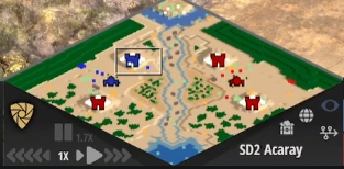 Only one pro player could possibly manage to end up with 1vs3 castles in this map. Guess who.
