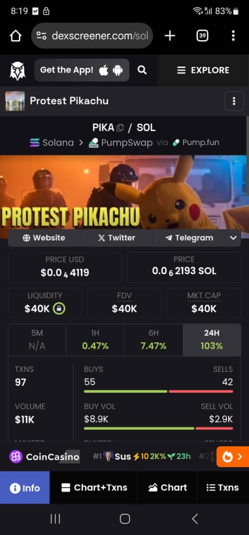 Let's  send $Pika to all time high.. 

Ca: 6NUHnmB1vvM6byB2sCYAty6f9GGtvn1Yin6QoQimpump

Buy now or miss out..