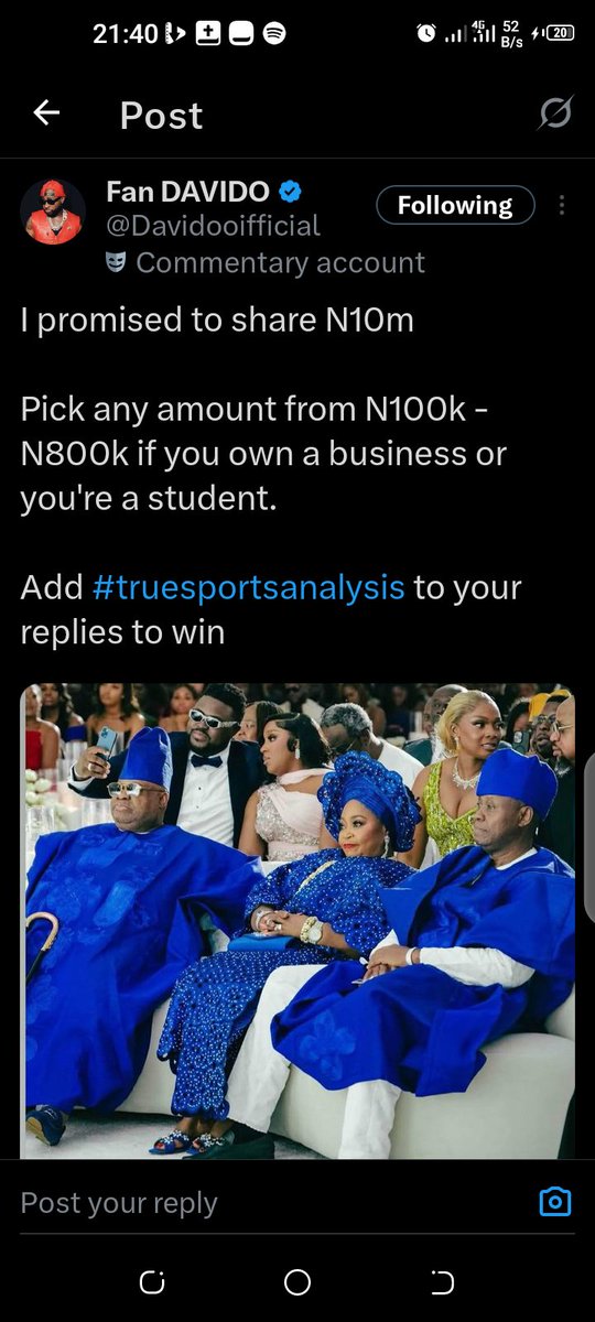 IbhadodeO's tweet photo. @Davidooifficial 200k will go a long way for me right now. 
6670582201
Fidelity Bank
Ibhadode Oseahumen Linda 
#truesportsanalysis https://t.co/CfZIARtz52