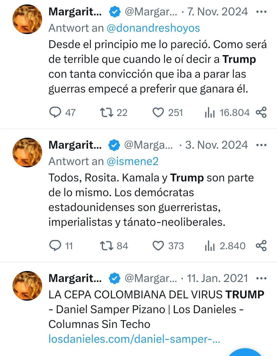 Dany Hurtado (@danyhurtado_2) on Twitter photo Estimado <a href="/SecRubio/">Secretary Marco Rubio</a>, los colombianos están ansiosos esperando el día que el ICE irrumpa en la casa de <a href="/Margaritarosadf/">Margarita Rosa</a> y la deporten por insultar al presidente Trump y a hacerle campaña al socio de Maduro, Gustavo Petro en la ciudad de Miami. Esperamos que actúen pronto! Gracias🙏🏻 Estimado <a href="/SecRubio/">Secretary Marco Rubio</a>, los colombianos están ansiosos esperando el día que el ICE irrumpa en la casa de <a href="/Margaritarosadf/">Margarita Rosa</a> y la deporten por insultar al presidente Trump y a hacerle campaña al socio de Maduro, Gustavo Petro en la ciudad de Miami. Esperamos que actúen pronto! Gracias🙏🏻