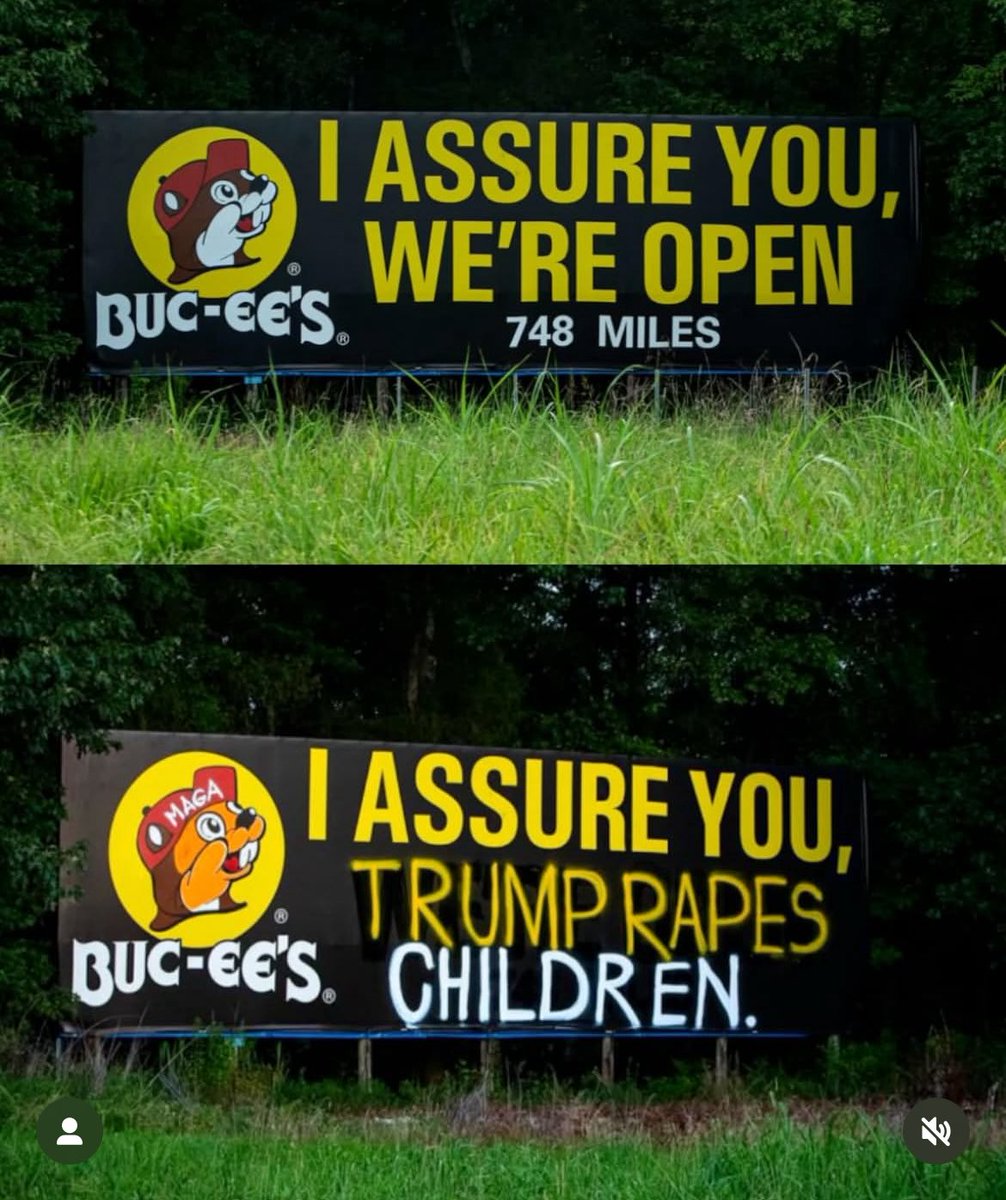 #graffiti #trump #bucees
