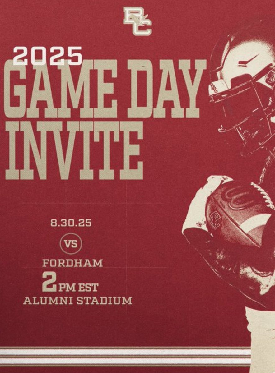 Thank you <a href="/JPWalters4/">JP Walters</a> and the <a href="/BCFootball/">Boston College Football</a> staff for the Gameday invite‼️