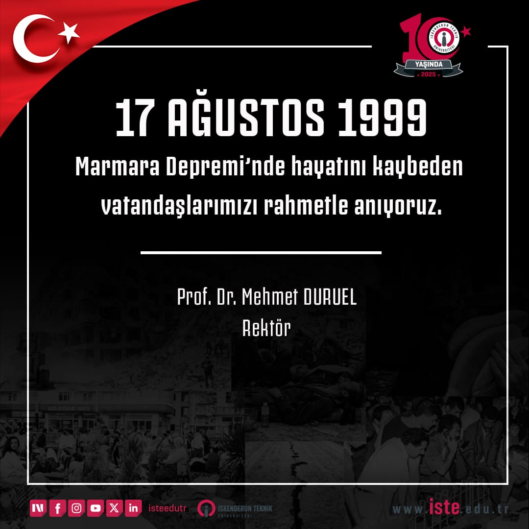 İskenderun Teknik Üniversitesi (@isteedutr) on Twitter photo 