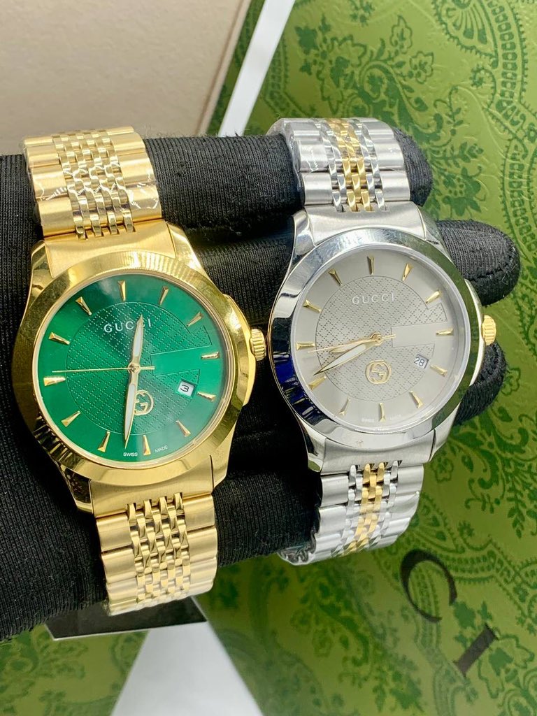 EmmiCutz's tweet image. Luxury is in the details — and this watch has them all.⏱️ Effortless, timeless, and made to impress
 #MensWatches #WatchLife #WatchStyle
Send us a Dm &amp;amp; Cop One 🌹
High Quality Luxury Gucci Watch 💯💯💯💯

🌹Watch Alone - 

Available boxes - 1,500 and 14,000