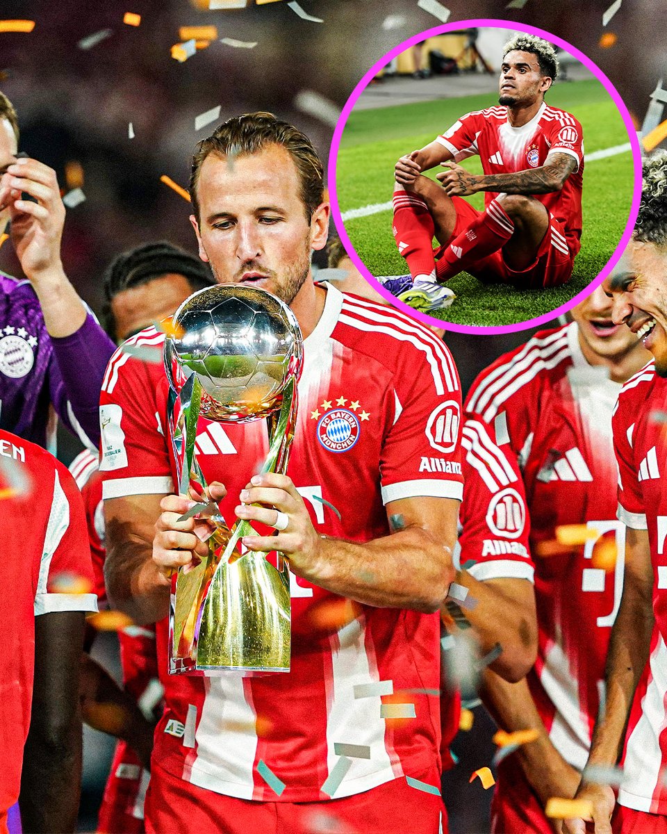 Bayern Munich are German Super Cup winners thanks to goals from Harry Kane and Luis Diaz 🏆 🇩🇪 

Diaz celebrated his goal with a tribute to Diogo Jota 🎮❤️