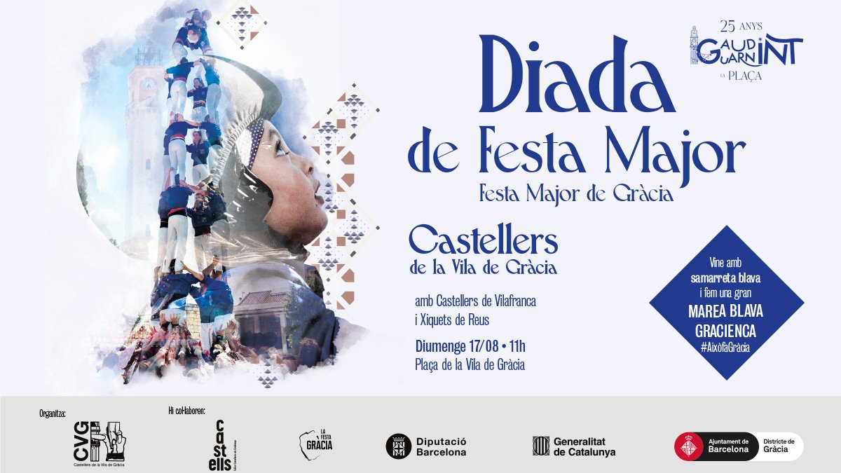 Un gran assaig a plaça, colla!

📹 Demà podràs seguir la diada des del nostre streaming del campanar.

Si vens de públic, recorda venir de blau per fer una gran marea blava!

youtube.com/live/YPwg4c89f…
