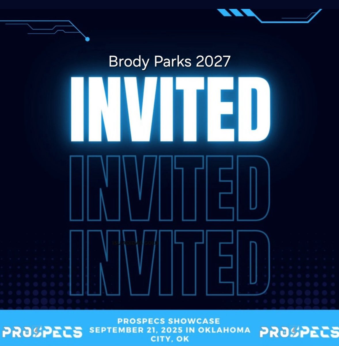 Thank you to <a href="/OkieBall_1/">OkieBall</a> and <a href="/Prospecscamp/">ProSpecs Camp</a> for the invite. Looking forward to it!