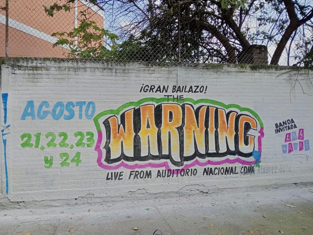 ¿Quieres ir a la Premiere en CDMX?

Visita uno de nuestros murales y haz un TikTok Sharks (Live from Auditorio Nacional, CDMX) usando el hashtag #TheWarningLiveCDMX

Fecha límite: Lunes 10PM (Hora CDMX)
20 ganadores para que asistan a la premiere este miércoles 20 de agosto🤘🏻