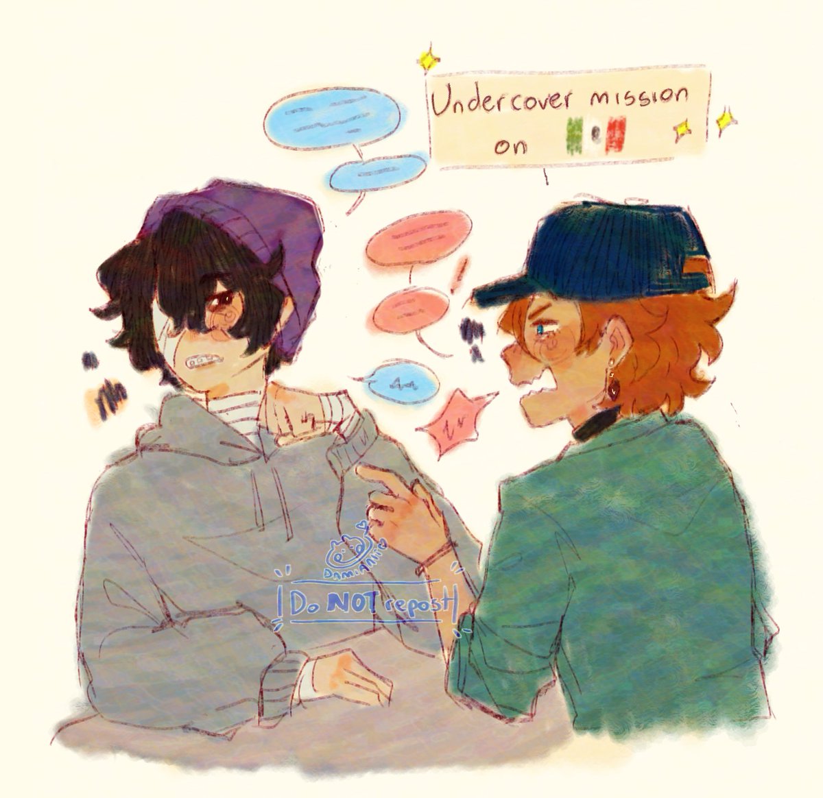 Damianito_'s tweet photo. Day 4: undercover mission
 
[#文スト #BSD #CHUUYAWEEK2025 #Chuuya] https://t.co/xAfqEdyRwg