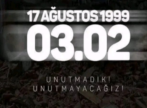 Marmara Depremi'nin 23. yıl dönümünde hayatını kaybeden vatandaşlarımızı rahmetle anıyoruz. 
#17Ağustos1999 #deprem