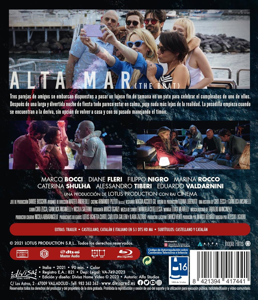 FilmsAmaray's tweet image. El thriller &quot;Alta Mar&quot; (2022) también tiene una oferta flash de 8,66€ 📀👉amzn.eu/d/93Ulwve

Película de @InopiaFilms / @DivisaFilms también disponible en Prime Video por si la queréis visualizar primero 📺