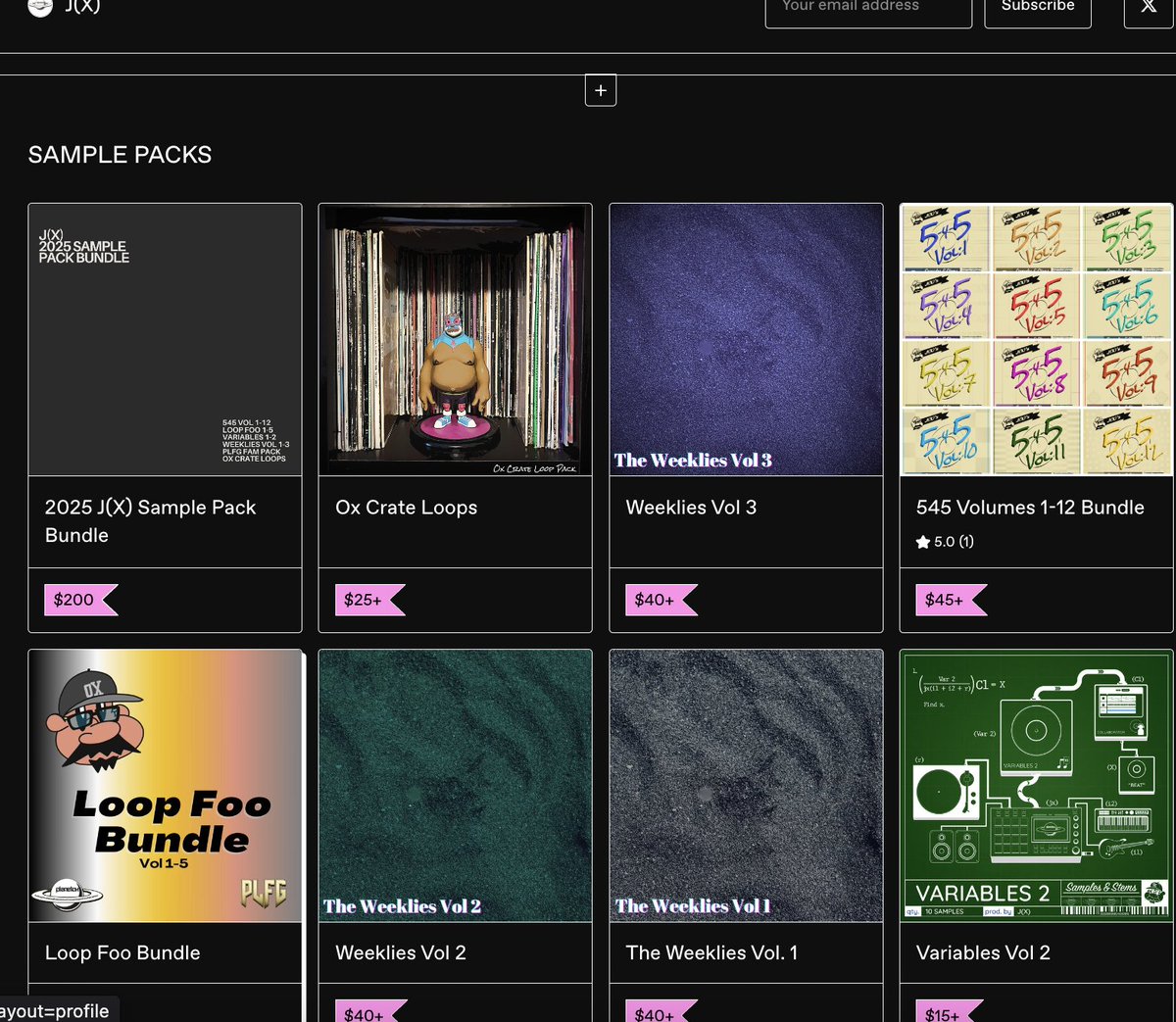 PRODUCERS/BEAT MAKERS ETC...

Sample packs update JUST DROPPED
jxoxbeats.gumroad.com