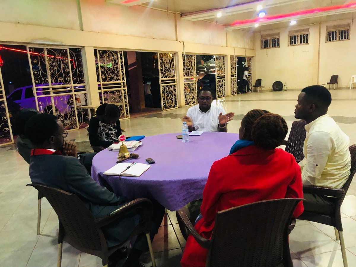 The rotaract club of Kira fellowship on quality and Sustainable membership. It was great hearing from our guest speaker Mr Luwambo.