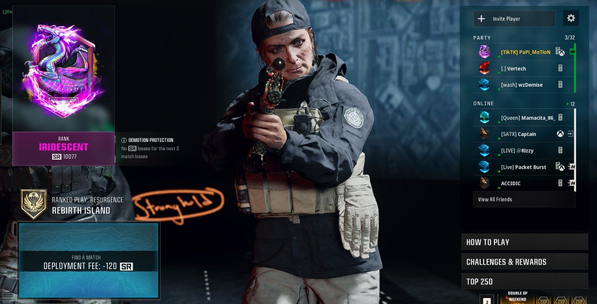 Momma we made it! Now we have to try and get t250 :D 
Twitch-PaPi_MoTioN9
TikTok-PaPi_MoTioN