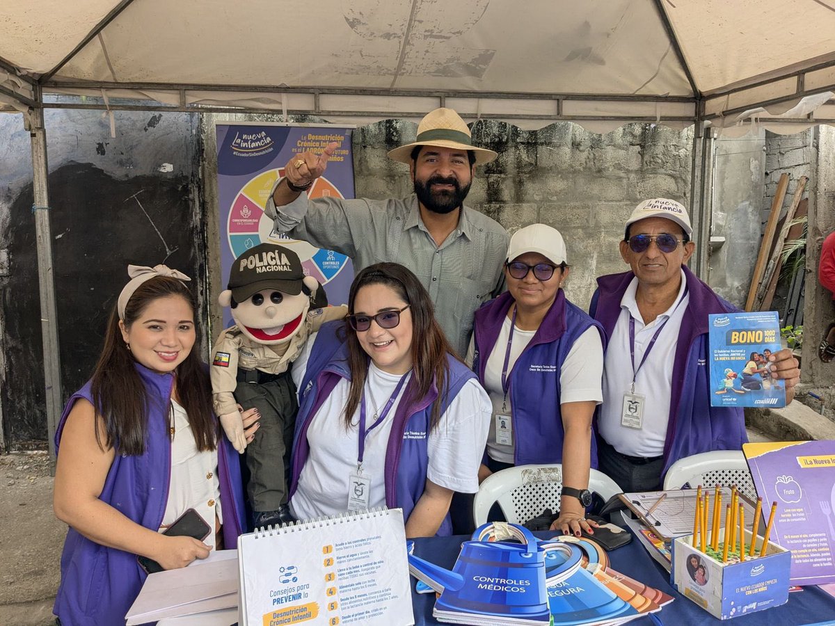 Ecuador Crece Sin Desnutrición Infantil 🇪🇨 (@infanciaec) on Twitter photo 📍#Guayas | En Guasmo Sur desarrollamos la Brigada por #LaNuevaInfancia junto a instituciones del Estado 🌟. Brindamos controles de salud 👩⚕️, vacunación 💉, cedulación 🪪 y más.
✅ Desde <a href="/InfanciaEc/">Ecuador Crece Sin Desnutrición Infantil 🇪🇨</a> compartimos información sobre el Bono 1000 Días para prevenir la desnutrición. 📍#Guayas | En Guasmo Sur desarrollamos la Brigada por #LaNuevaInfancia junto a instituciones del Estado 🌟. Brindamos controles de salud 👩⚕️, vacunación 💉, cedulación 🪪 y más.
✅ Desde <a href="/InfanciaEc/">Ecuador Crece Sin Desnutrición Infantil 🇪🇨</a> compartimos información sobre el Bono 1000 Días para prevenir la desnutrición.