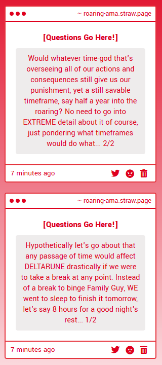 ROARING: a Millennia after tweet media