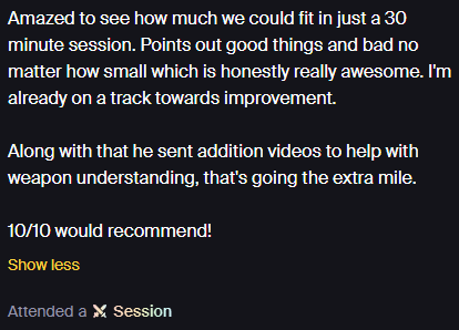 First coaching session back off to a great start 🤓

BOOK NOW: metafy.gg/@phazon