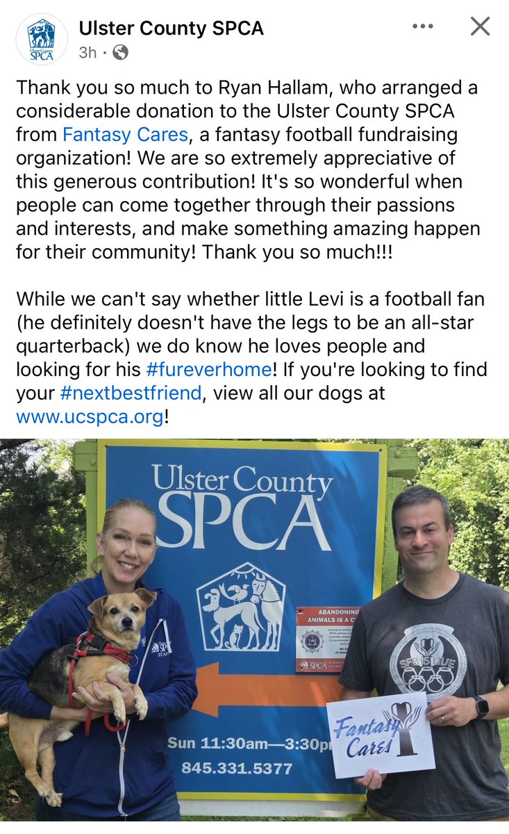 Ryan Hallam (@fightingchance) on Twitter photo Thank you <a href="/ScottFish24/">Scott Fish</a> and <a href="/FantasyCaresOrg/">Fantasy Cares #fantasycares</a> for allowing me to host SFB NYC and thank you to all who attended and donated at the event! That is Gina Carbonari the executive director, a retired Marine and lives and dies for the shelter. So proud to be a part of the organization! Thank you <a href="/ScottFish24/">Scott Fish</a> and <a href="/FantasyCaresOrg/">Fantasy Cares #fantasycares</a> for allowing me to host SFB NYC and thank you to all who attended and donated at the event! That is Gina Carbonari the executive director, a retired Marine and lives and dies for the shelter. So proud to be a part of the organization!