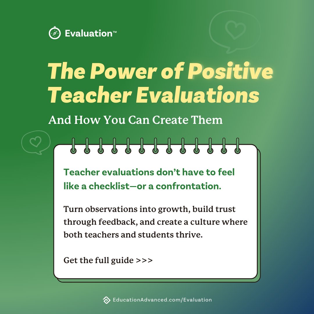 ✅ Build trust.
✅ Inspire growth.
✅ Strengthen your school culture.

Great teachers deserve great feedback. Discover proven ways to make evaluations a tool for growth—not fear—in our free guide.

educationadvanced.com/pdfs/the-power…