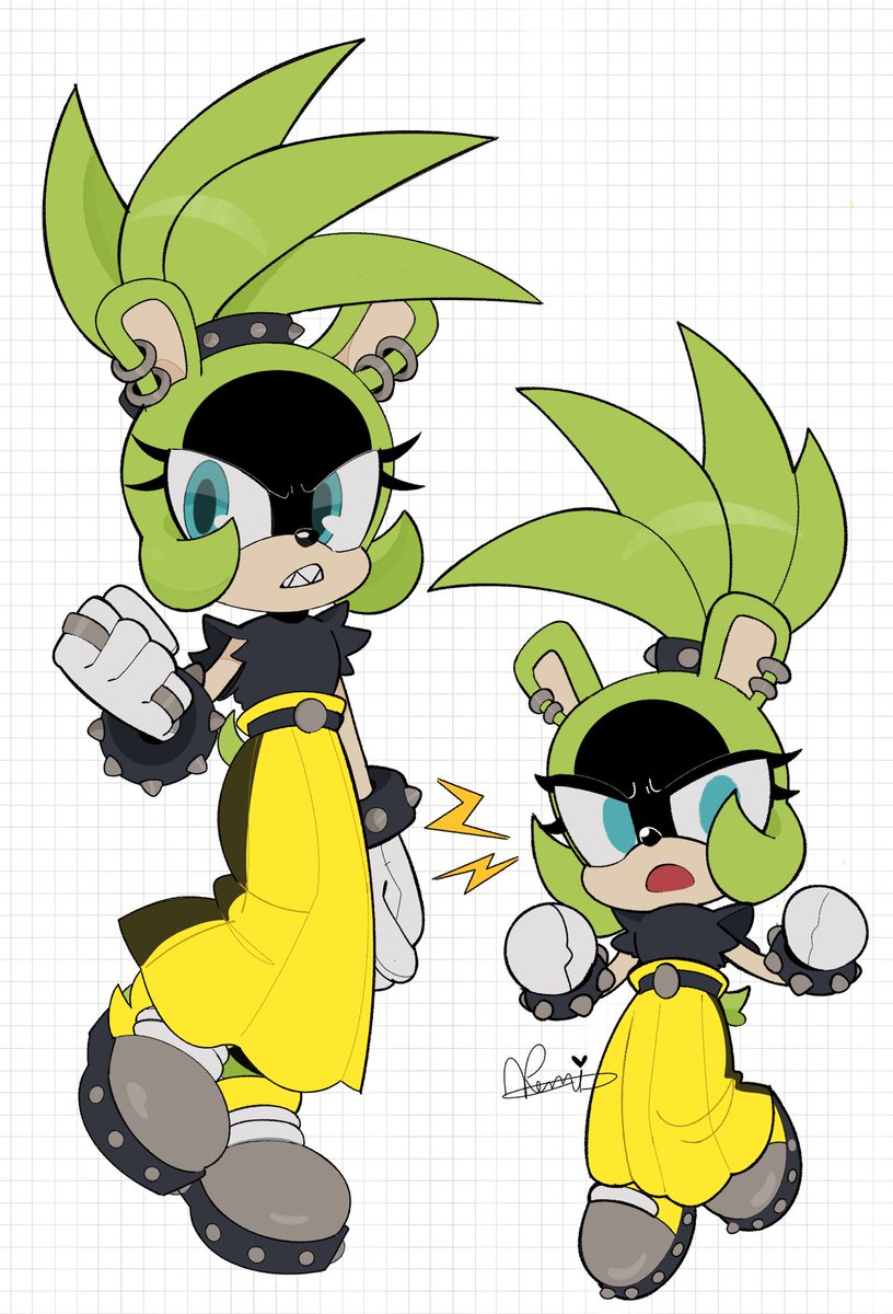 Surge but with a skirt 💚💛