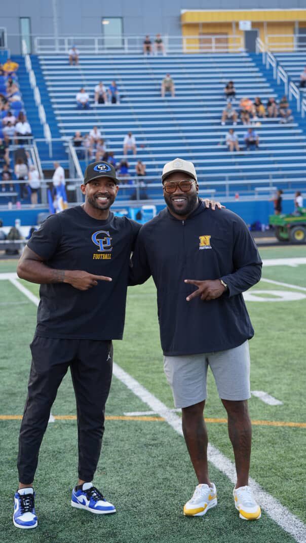 Roy Hall Jr. (@roy_hall) on Twitter photo Friday nights are BACK this week. 🙌🏽 High school football season is here! Great seeing my Buckeye brother <a href="/BeanieWells26/">Beanie Wells</a> on the sidelines, coaching, leading, and shaping the next generation of young men. 🫡
Much love and respect to every high school coach out there pouring into Friday nights are BACK this week. 🙌🏽 High school football season is here! Great seeing my Buckeye brother <a href="/BeanieWells26/">Beanie Wells</a> on the sidelines, coaching, leading, and shaping the next generation of young men. 🫡
Much love and respect to every high school coach out there pouring into