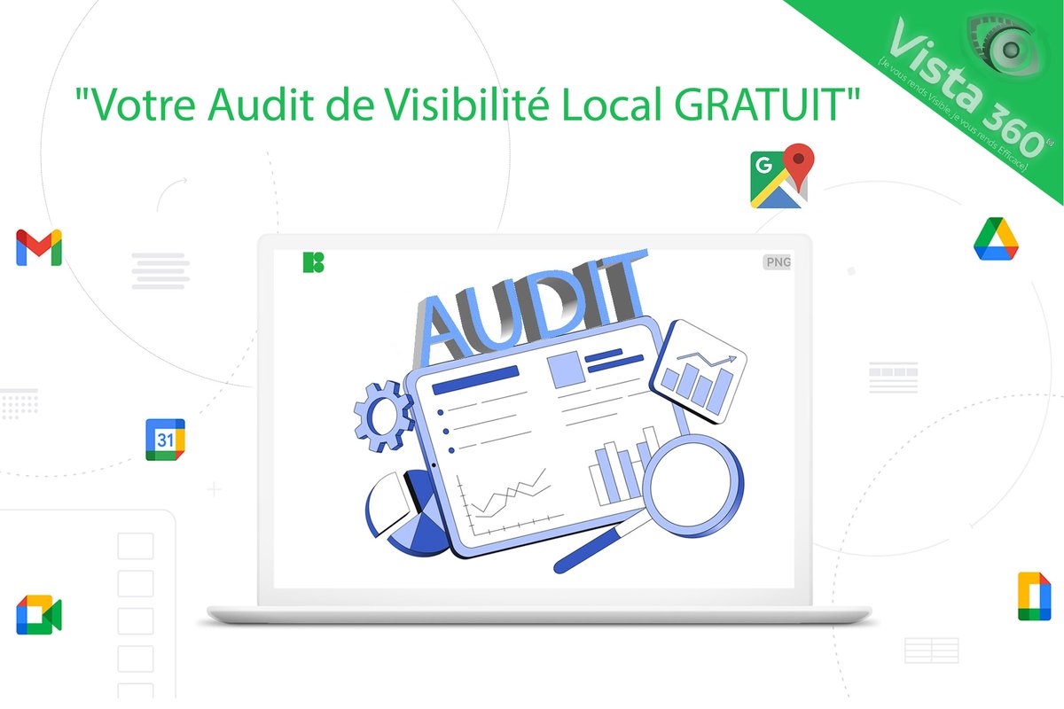 Votre visibilité est-elle optimale ? Obtenez un diagnostic  en 1 clic ! Vista360 vous offre un audit gratuit de votre fiche Google Business et des points clés de votre site web (HTTPS, SEO, mobile). 📈 Recevez votre rapport pdf par email, sans effort.

go.avista360.com/65DI3B