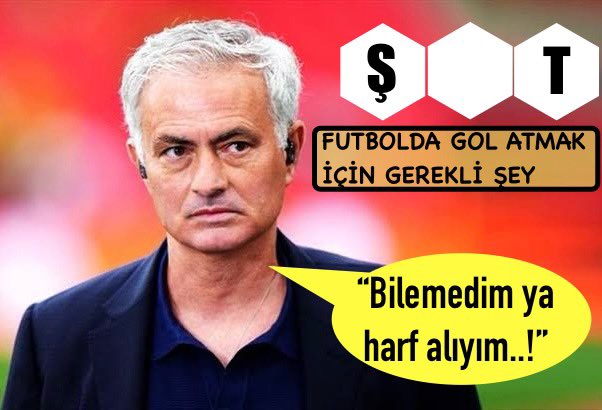 As Marca (@asmarcatr) on Twitter photo 🐒 Allah’ım sabır ver hâlâ transfer hâlâ kadro hâlâ oyuncu eleştiriyorlar.
😂 Karizmatik A pılas Jose Mourinho yine masum…
‼️ Fenerbahçe’nin hocası 1 yıldır
ÇOK KÖTÜ ÇOK KÖTÜ ÇOK KÖTÜ!
😂 Bissouma Palacios Kerem Nene Lunin alınca Göztepe’ye isabetli şut atabilecek miyiz? 🐒 Allah’ım sabır ver hâlâ transfer hâlâ kadro hâlâ oyuncu eleştiriyorlar.
😂 Karizmatik A pılas Jose Mourinho yine masum…
‼️ Fenerbahçe’nin hocası 1 yıldır
ÇOK KÖTÜ ÇOK KÖTÜ ÇOK KÖTÜ!
😂 Bissouma Palacios Kerem Nene Lunin alınca Göztepe’ye isabetli şut atabilecek miyiz?