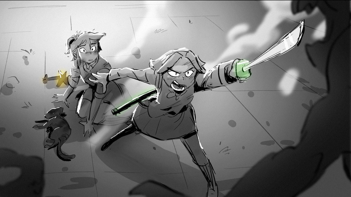 DanielMTal's tweet image. Next 3 panels, I will share the final 2 tomorrow! Watch the process video if you wanna just spoil it now haha